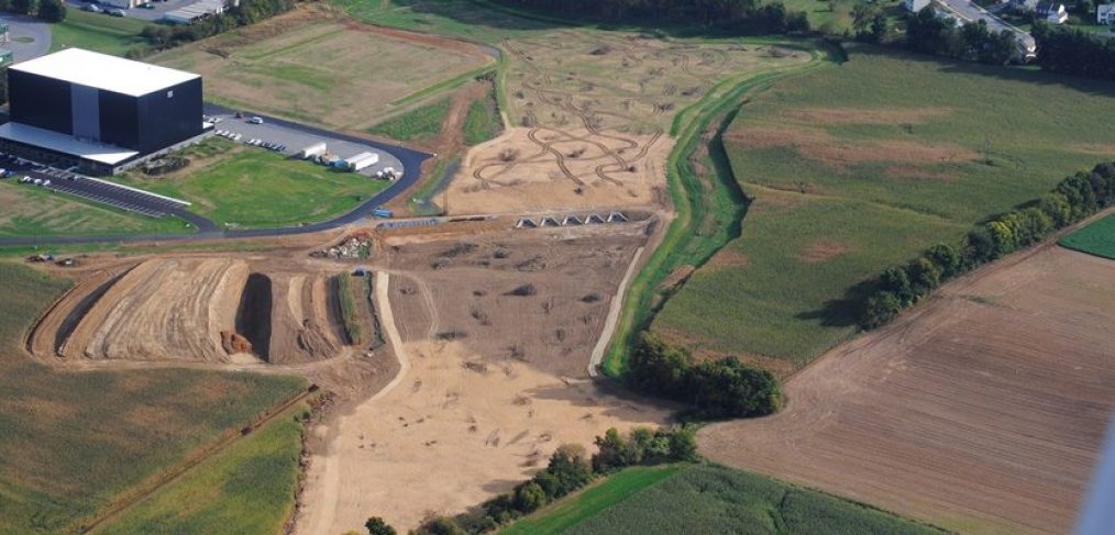 Rock Lititz - FPR - Aerial during construction James Kreider